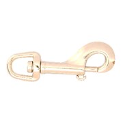 CAMPBELL CHAIN & FITTINGS Campbell 1 in. D X 4-1/4 in. L Nickel-Plated Zinc Bolt Snap 90 lb T7615422
